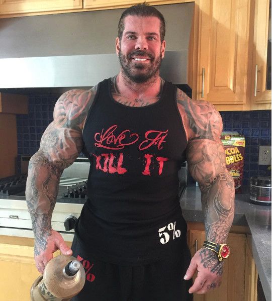 Rich Piana  Here with great friend and awesome all around person  jerrywardii this guy has a shitload of knowledge and tells it 100 how it  is Much respect brother respect knowledge 