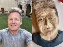 Gordon Ramsay Calls Out TikTok Baker Who Made a Cake of His Face