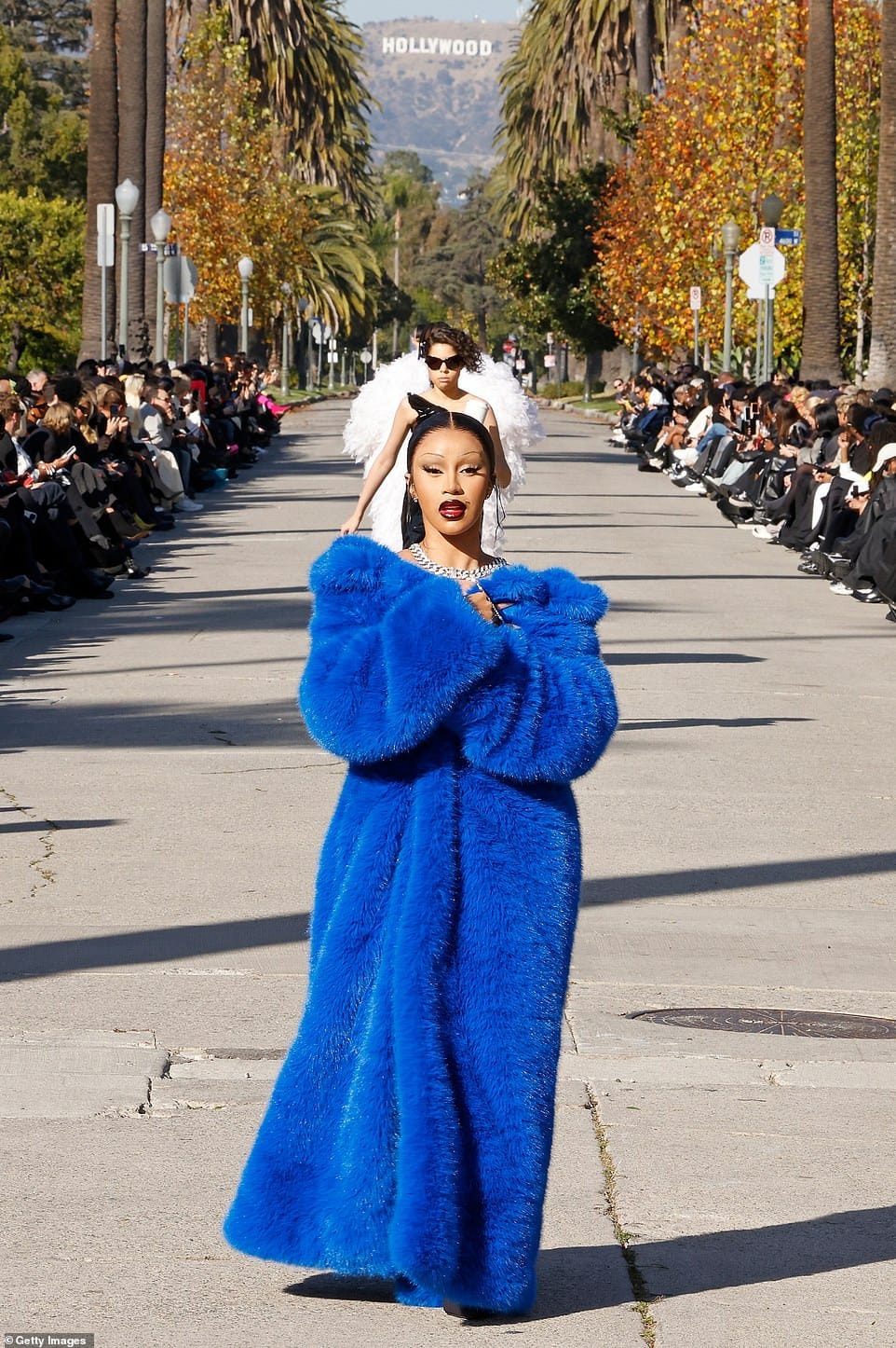 Inside Balenciaga's fall 2024 show in LA Kim Kardashian, Cardi B and