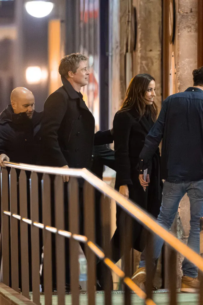 Brad Pitt : Actor Seen   In Paris With New Girlfriend Ines De Ramon Ahead Of 60th Birthday