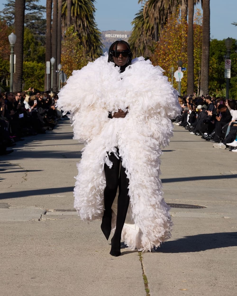 Inside Balenciaga's fall 2024 show in LA Kim Kardashian, Cardi B and