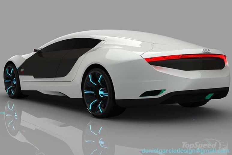 Audi A9 Concept Car Repairs Itself And Changes Color