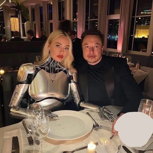 Viral Claim: Elon Musk Introduces AI Robot “Girlfriend,” Internet Says She’s Smart, Beautiful, and Obedient. True or False?