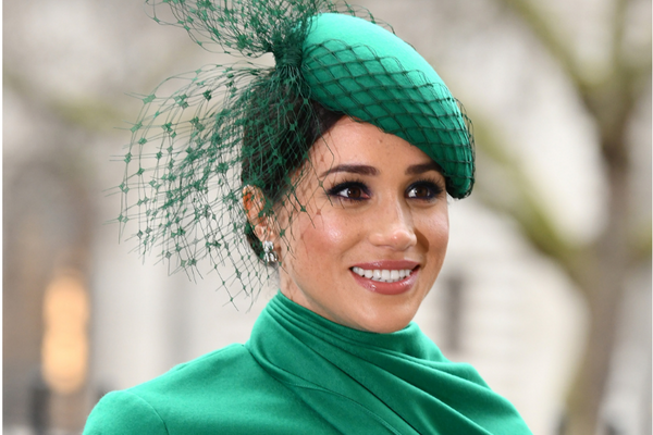 This Is What Meghan Markle Looked Like With Reddish Brown Hair.