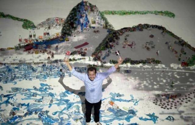 Vik Muniz Creates Works Of Art From Waste. YEET MAGAZINE Interviewed Him.