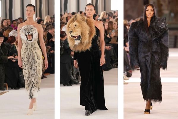 Paris Fashion Week 2023 : Fake Lion Head , Wolf And Panther By  Schiaparelli Sparsks Outrage On  The Internet