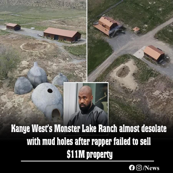 Kanye West is reportedly selling his 10-bedroom mansion and two underground garages on his $14 million Wyoming ranch.
