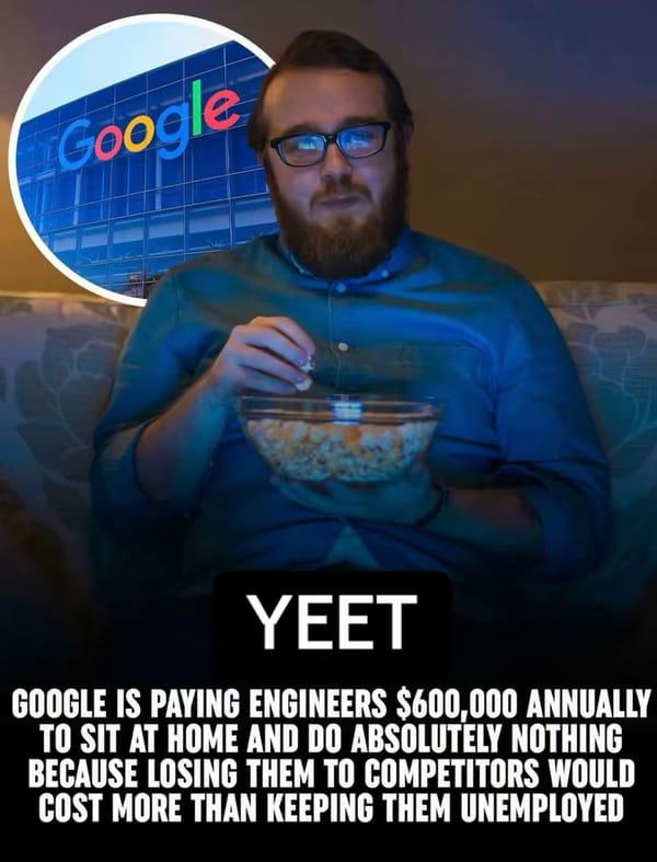 Inside Google’s $600,000 ‘Rest and Vest’ Culture: Getting Paid To Do Nothing